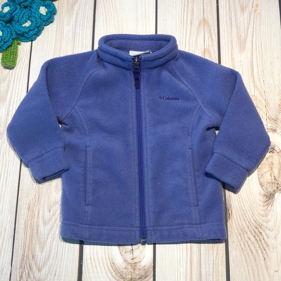 Columbia baby girl’s zip fleece jacket